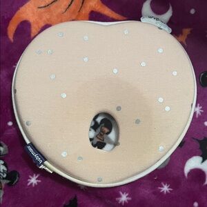 Lovenest Head Cushion Babymoov Pink and silver dots